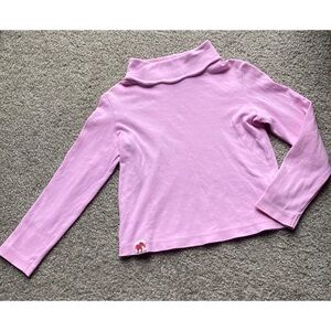 Lilly Pulitzer Pink Scalloped Turtle Neck